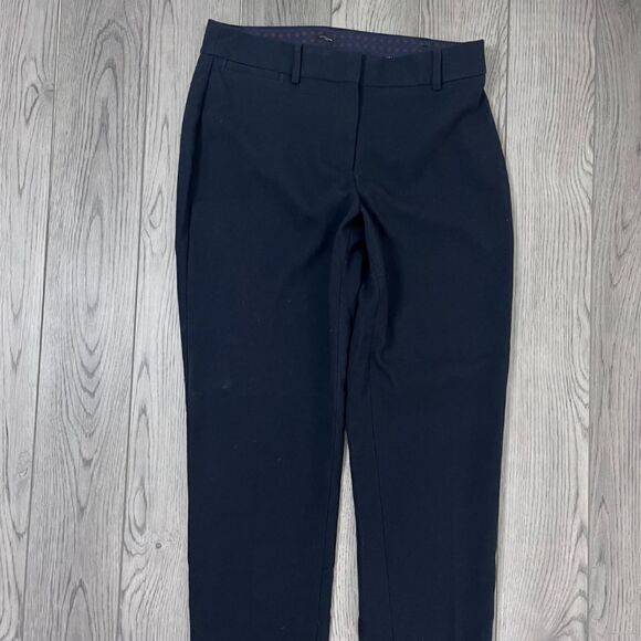 Talbots Hampshire Curvy Women Size 6 Black High Rise Straight Leg Pants Trouser - Picture 9 of 10
